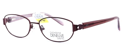 CATHERINE DENEUVE CD361 Burgundy Womens Oval Full Rim Eyeglasses 51-16-135 B:32 - Image 1 of 4
