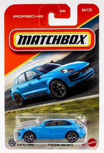 2025 Matchbox #64 Porsche Macan S MIAMI BLUE | FSC - Picture 1 of 1
