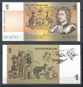 Australia 1983 • 1 dollar • P# 42d Elizabeth II • NEUF/UNC high grade (N-1214) - Picture 1 of 1