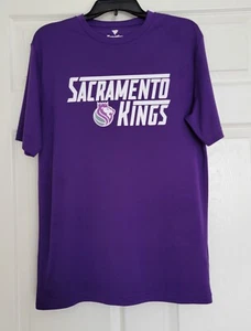Sacramento Kings Fanatics Basketball Short Sleeve T-Shirt Purple Size Medium - Picture 1 of 8