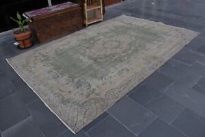 Turkish rug, Livingroom rug, Handmade rug, Vintage rug, 6.5 x 9.7 ft MBZ3046