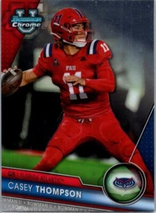 2023 Bowman University Chrome #185 Casey Thompson - Picture 1 of 2