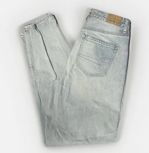 American Eagle 90’s Light Wash Denim Relaxed Mom Jeans 0 Long - Picture 1 of 5