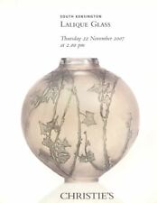 Christie's Catalogue LALIQUE GLASS 2007 HB