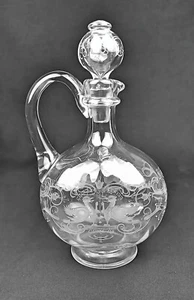 1927 Baccarat Crystal PRINCE AGA KHAN decanter CHAMBORD Glassware MUSEUM piece - Picture 1 of 15