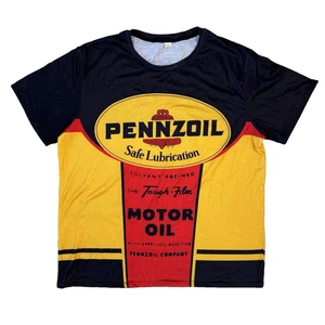 Pennzoil Motor Oil T-Shirt Adult 2XL Full Bleed Graphic Blend Unique 25x31 - Picture 1 of 6