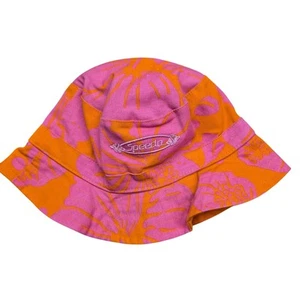 Girl's Speedo Pink & Orange Tropical Print Bucket Hat - Picture 1 of 7