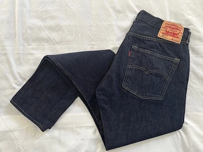 LEVI'S VINTAGE CLOTHING 1966 Customized 501xx Selvedge Denim Jeans 32x32 LVC - Image 1 of 4