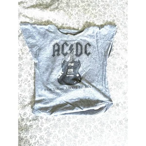 ACDC Toddler Band Tee by Junk Food Gray 2T - Picture 1 of 7