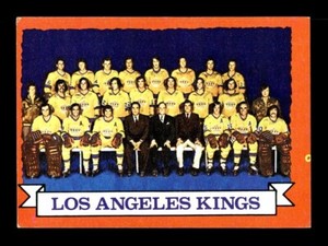 1973-74 TOPPS HOCKEY #98 LOS ANGELES KINGS TEAM CARD