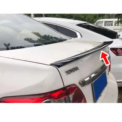 Painted Black For Toyota Corolla Altis 10th D Type Rear Trunk Spoiler 08-13 Foto 1 de 4