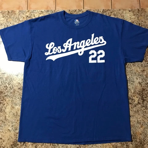 Clayton Kershaw Los Angeles Dodgers MLB T Shirt Size Mens XL Cover