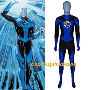 Blue Lantern Costume Green Lantern Cosplay Bodysuit for Kid's Adult Cosplay - Picture 1 of 5