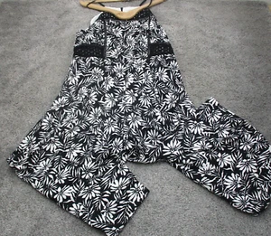 Veronika Maine Pant Suit 16 One Piece - Sleeveless Rear Zip V Neck Floral Print - Bild 1 von 20