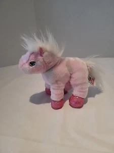 Ganz Webkinz Pink Pony Horse 8" Long Plush Beanie HM117 No Code - Picture 1 of 19