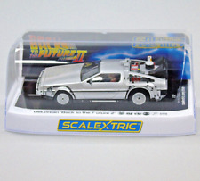 C4249 Scalextric DeLorean Slot Car 1:32 Scale BTTF Back To The Future Part 2 New