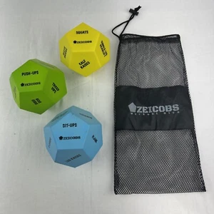 Zeicobs Trainingswürfel für Heimtraining - Fitnesswürfel mit 36 einzigartigen Übungen - Neu - Bild 1 von 5
