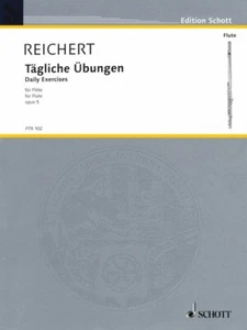 Ejercicios diarios para flauta Op. 5 Mathieu Andre Reichert NUEVO 049010501 - Imagen 1 de 1