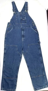 Bass Creek Workwear Double Knee Herren Denim Latzhose Gr. 38 x 34 - Bild 1 von 9
