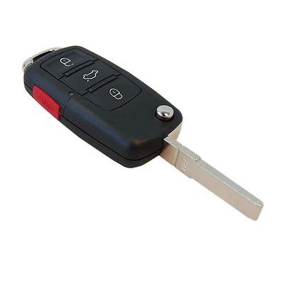 Folding Flip Key Remote Case for Volkswagen VW Golf 1999 2000 2001 2002 2003 - Image 1 of 4
