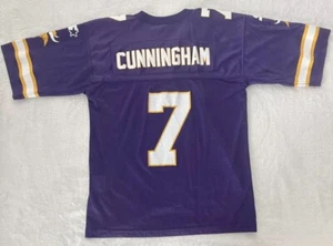 Vintage 1995 Starter Minnesota Vikings Randall Cunningham #7 Jersey Youth Medium - Picture 1 of 14