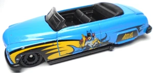 2023 HOT WHEELS '49 MERC BATMAN BATGIRL BLUE 1:64 DIECAST 3" CAR WITH YELLOW - Picture 1 of 6