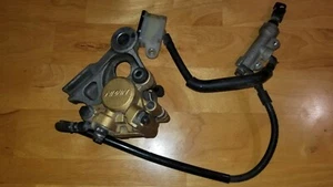 1998 98-05 HONDA VTR1000F SUPERHAWK REAR BRAKE CALIPER MASTER CYLINDER MOUNT LOT - Bild 1 von 7