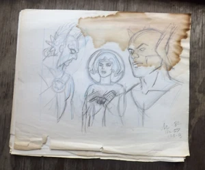 Legion of Super Heroes Apx 43 Seiten Modellblätter Xerox Original Künstler gebraucht - Bild 1 von 7