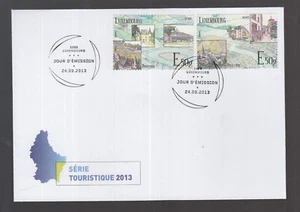 Luxemburg FDC 2013 Ortsansichten an der Mosel zwischen Schengen und Wasserbillig - Picture 1 of 1