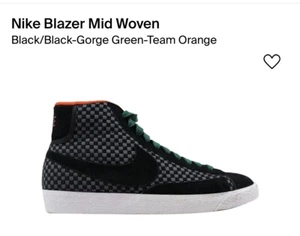 Nike Blazer Mid Woven Black George Team Orange DS BRANDNEU (304292-610) Herren - Bild 1 von 6