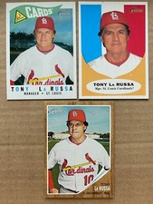 TONY LaRUSSA x (3) 2009 2010 2011 Topps Heritage - ST. LOUIS CARDINALS