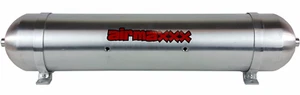 airmaxxx 5 Gallon Air Tank 7 Port 33" Raw Seamless Aluminum Air Ride Suspension - Picture 1 of 24