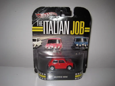 HOT WHEELS 2012 RETRO ENTERTAINMENT THE ITALIAN JOB MORRIS MINI RED RARE !!!!!! - Image 1 of 4