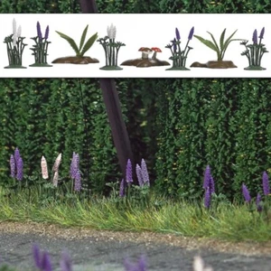 Busch 1234 WILD LUPINES, FERNS & MUSHROOMS scale H0 - Picture 1 of 1