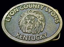 Lyon County Lyons Kentucky High School Vintage Belt Buckle