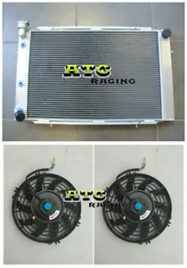 Aluminum Radiator & Fan HOLDEN WB STATESMAN UTE SEDAN 253 & 308 V8 1980-1984 - Picture 1 of 9