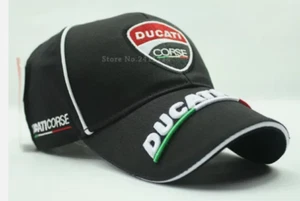 BLK DUCATI CORSE BASEBALL CAP RACING PANIGALE 749 1098S MONSTER 900SS PANTAH SS - Bild 1 von 1