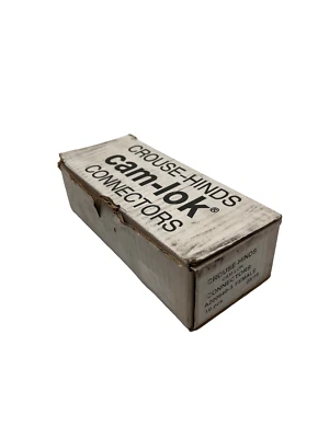 Crouse-Hinds A200640-3 Cam-Lock Connectors Contact Female Box of 10 Each - Image 1 of 4