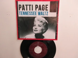 💥 ' PATTI PAGE '  HIT 45 + PICTURE [THE TENNESSEE WALTZ ]  1950 ! 💥 - Picture 1 of 6