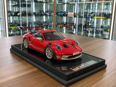 Porsche 911 GT3 RS (992.1) Red/Golden Rims Timothy & Pierre Ltd Edn [1/18 Resin] - Image 1 of 4