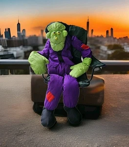 Vintage Lillian Vernon Frankenstein grandezza naturale 5 piedi peluche tessuto figura Halloween 60" - Foto 1 di 12