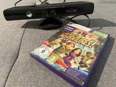Microsoft XBOX 360 Kinect Sensor  Original Microsoft mit Spiel - Bild 1 von 3