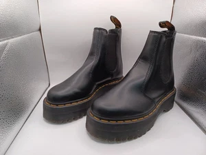 NEU Dr. Martens 2976 Glattleder Plateau Chelsea Boots schwarz Damengröße 6 US - Bild 1 von 15