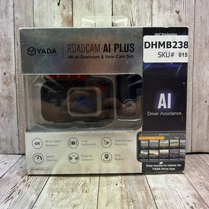 YADA Roadcam AI Plus Front and Rear 1080P 4K Dash Camera with AI Plus - New - Picture 1 of 2