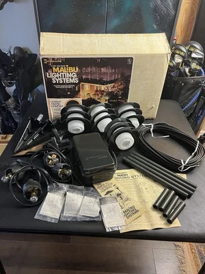 Intermatic Malibu 4 Tier Light Kit Landscape Set Transformer + Low Voltage Cable - Image 1 of 4