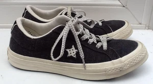 Boys CONVERSE ALL STAR Blue Canvas Casual Trainers UK Size 3 Pristine Condition - Picture 1 of 8