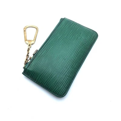 Louis Vuitton Pochette Cles Epi Coin Case M63804 Green Gold Key ring Authentic - Image 1 of 4