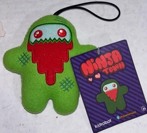 NEW NWT 2011 Kidrobot/Shawnanimals Ninjatown: Zombie Ninja Green Plush B3 - Picture 1 of 2
