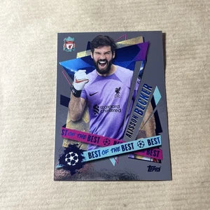 495 ALISSON LIVERPOOL TOPPS UEFA CHAMPIONS LEAGUE 2022-23 2023 STICKER FOOT - Bild 1 von 2