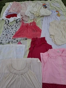 Vtg Glamorous,Embroidered Romantic Lot 15 Pieces 50s To 90s Floral Lace Lingeri - Picture 1 of 24